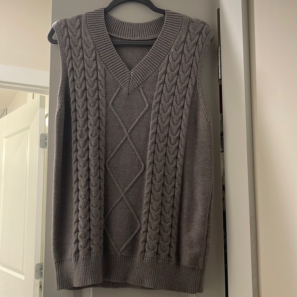 Gray Sweater Vest
